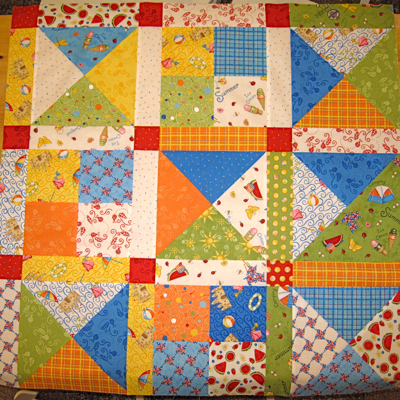 multicolor quilt